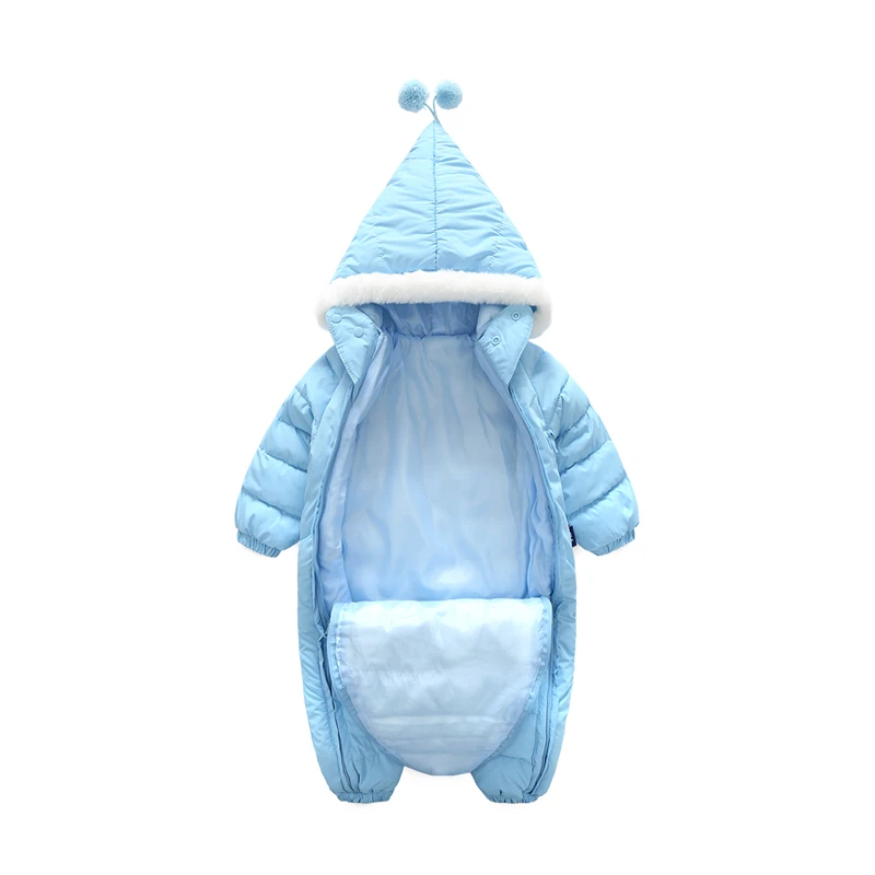 ACE LOVE Baby Footie для зимнего костюма; одежда для малышей на Рождество; зимний комбинезон; Lucky Child