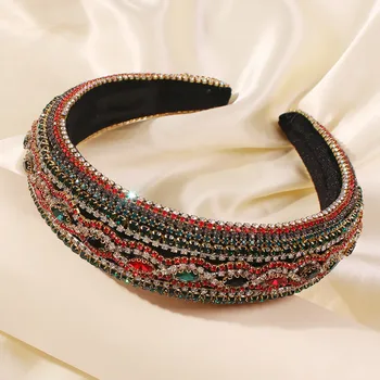 

Alloy Diamond Headband Color Claw drill Hairroop Rhinestones Hairband Headdress Hair Accessories Hair Styling Tools
