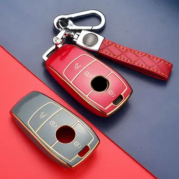 Custodia protettiva per telecomando in TPU per Mercedes Benz classe A C E S classe G GLC CLE CLA W177 W205 W213 W222 X167 AMG Protector Holder - Custodia protettiva per telecomando in TPU per Mercedes Benz classe A C E S classe
