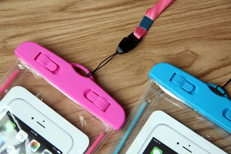 ZOTOBON Floating Airbag Swimming Bag Waterproof Mobile Phone Pouch Cell Phone Case for Swim Diving Surfing Beach Use Bag H62