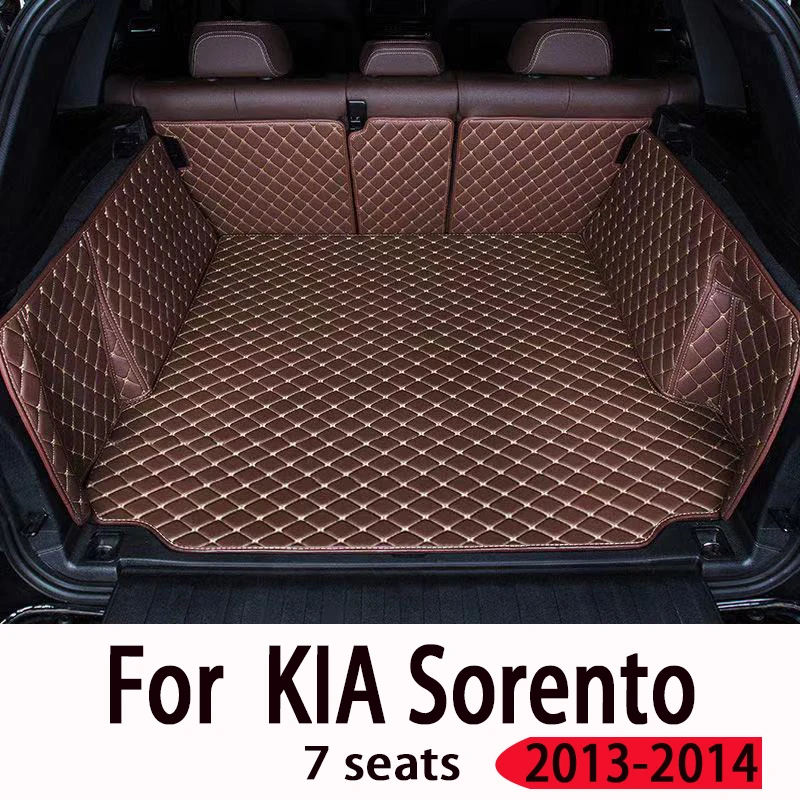 Коврик для багажника автомобиля KIA Sorento Seven сиденья 2013 2014 коврик подкладки груза
