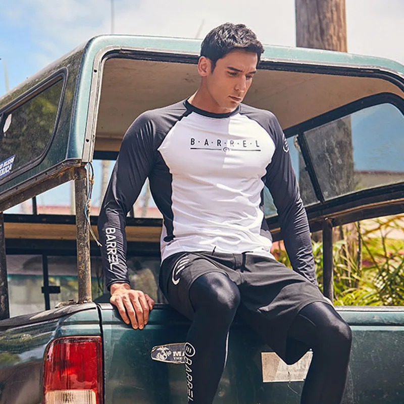 

2019 Korean-style Diving Suit Men's Split Type Long Sleeve Wetsuit Sun-resistant Bathing Suit Quick-Dry Jellyfish Clothing Fitne