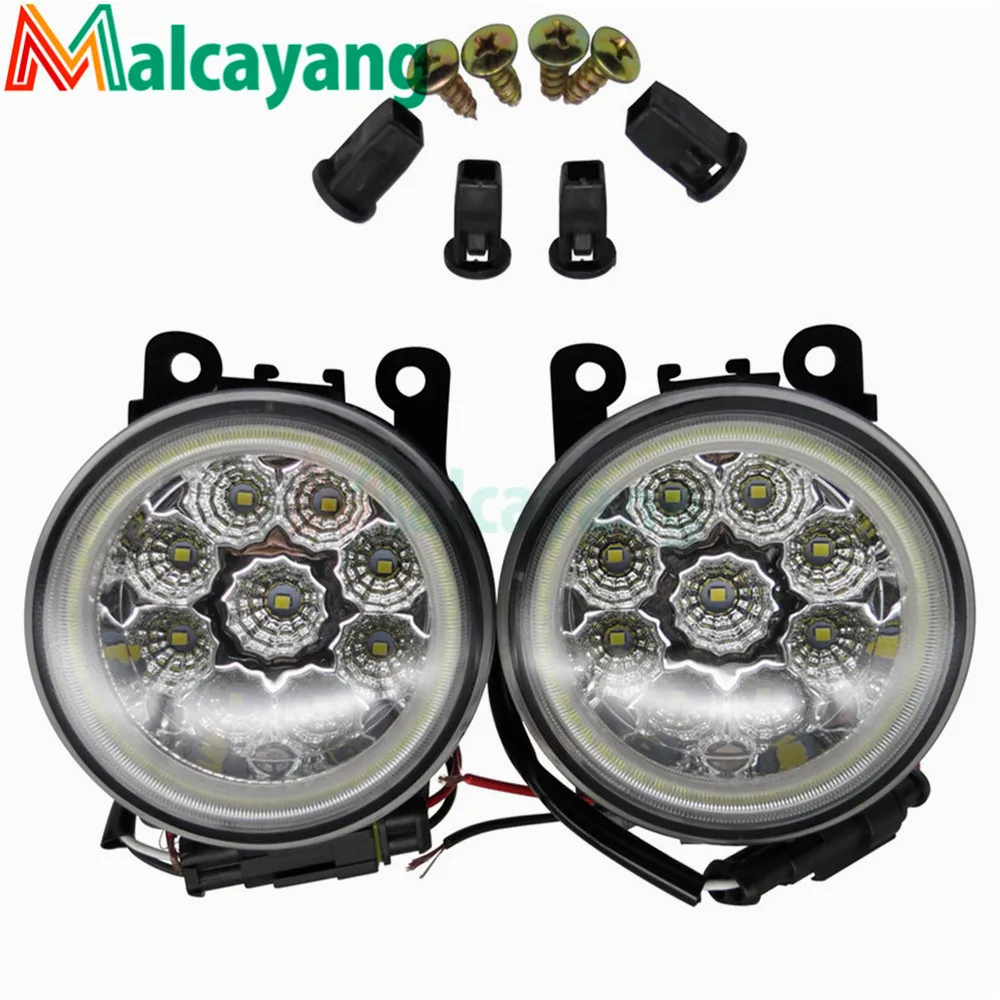 Ангельские глаза 1 комплект для Mitsubishi L200 OUTLANDER 2 PAJERO 4 GALANT Grandis DRL Противотуманные