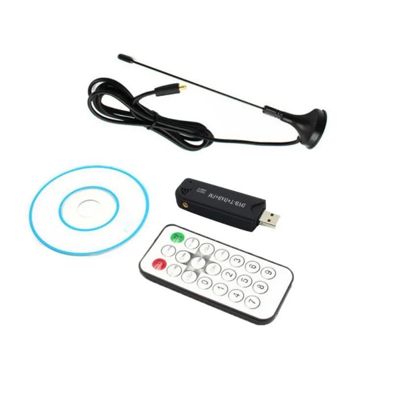 Профессиональный цифровой ТВ-тюнер USB2.0 DVB-T+ DAB+ FM RTL2832 R820T2 SDR RTL-SDR