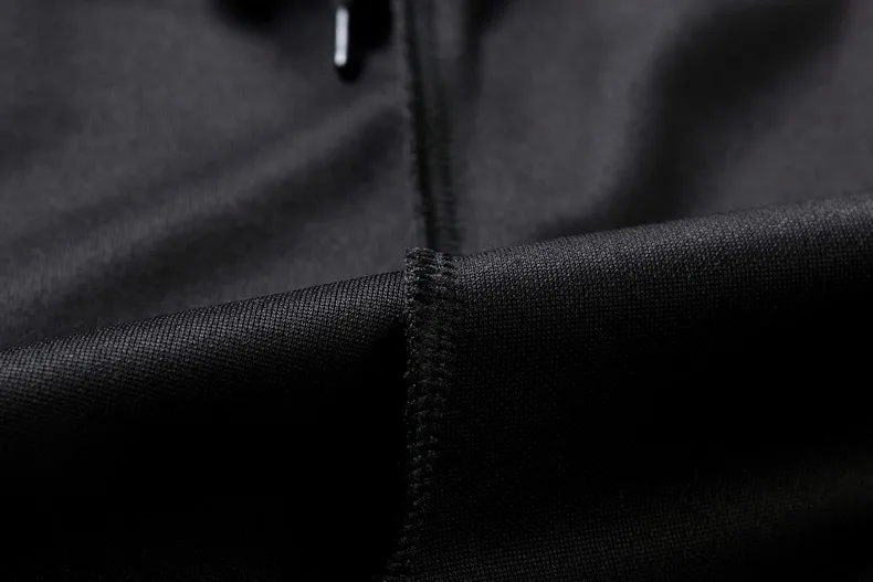Спортивная куртка тренировка футбола Джерси костюм с длинным рукавом Куртка осень и зима брюки высокого класса Ткань но надписи на заказ