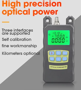 

Fiber Optical Cable Tester AUA-70A Optical Power Meter -70dBm~+10dBm SC/FC 2 kinds interface Connector