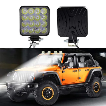 

Off-Road Vehicle Dome Light Led Square Work Light 48W Truck Light