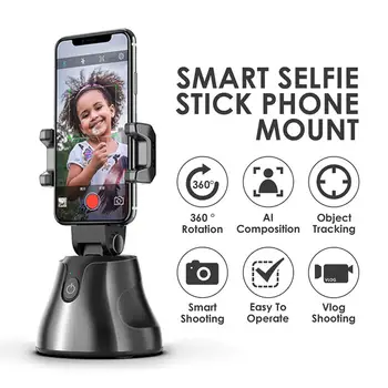 

360 Rotation Auto Face Tracking Object Tracking Vlog Camera Phone Holder Portable All-in-one Auto Smart Shooting Selfie Stick