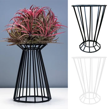 

Indoor Outdoor Display Free Standing Containers Nordic Style Geometric Home Garden Air Plant Holder Balcony Stable Flower Pots