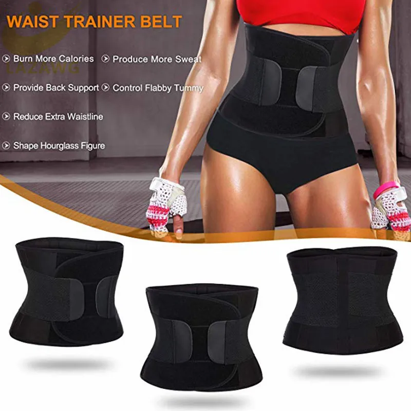 MANIFIQUE Women Waist Trainer Cincher Belt Tummy Control Sweat Girdle Workout Slim Belly Band for Weight Loss