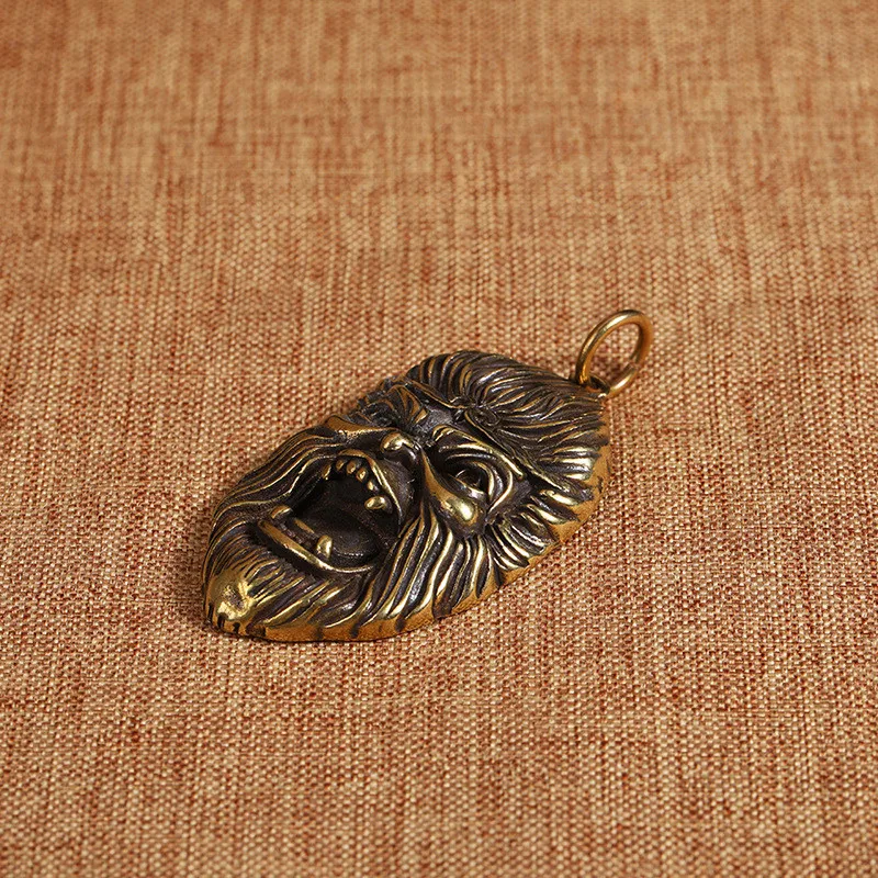 brass monkey king pendant (9)