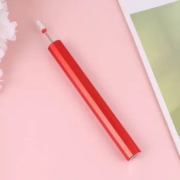 

1 Set Nail Grinder Multifunctional Nail Art Polisher Nail Trimmer Nail Art Supplies Nail Polishing Tool for Home Shop (Red)