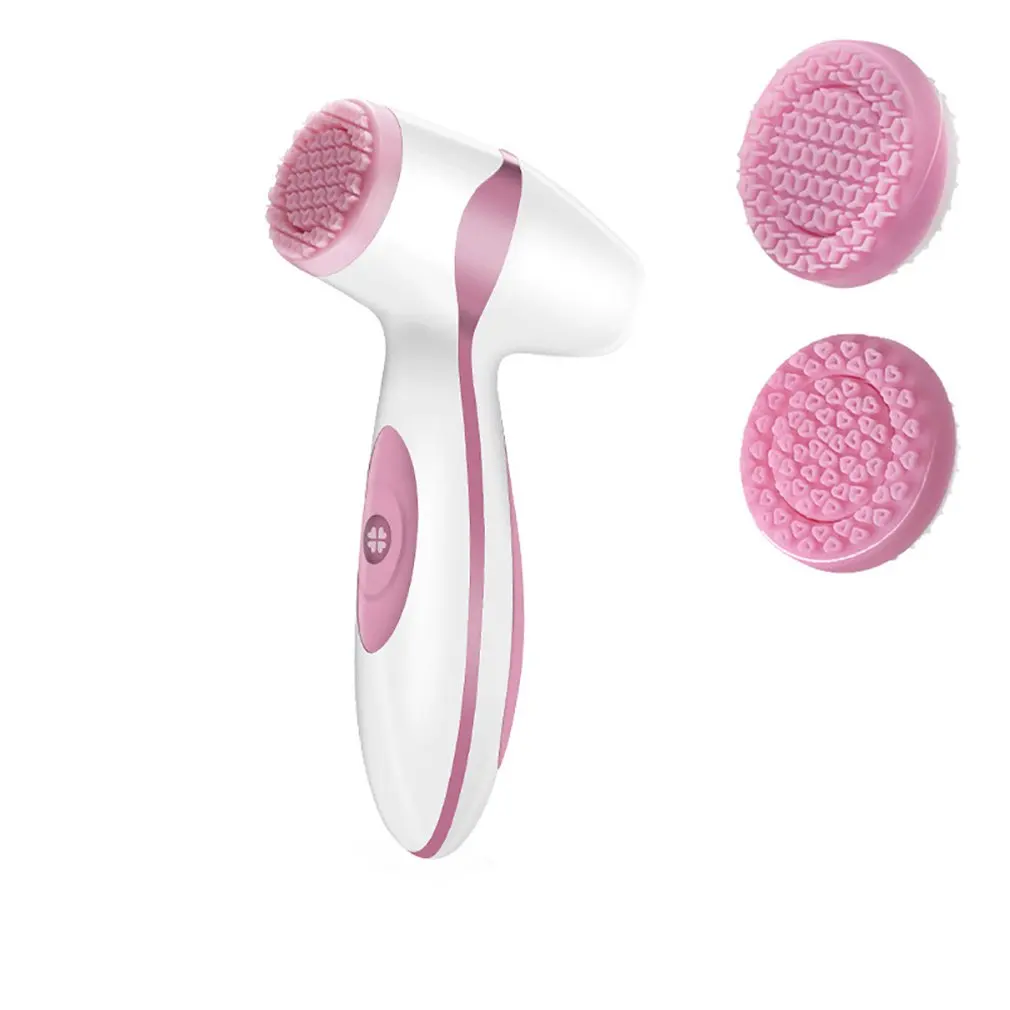 

Electric Beauty Equipment Massage Washing Cleaning Device For Female's Skin Care Beauty Two Brush Head Beating Function