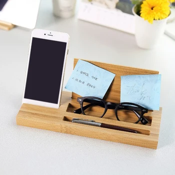 

Bamboo School Decoration Home Stationery Tidy Storage Box Desk Organizer Study