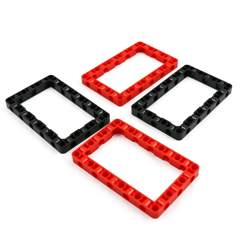 기술 빔 7X11 11X15 프레임 빌딩 커넥터 MOC 크레인 건설 세트 부품 호환..
