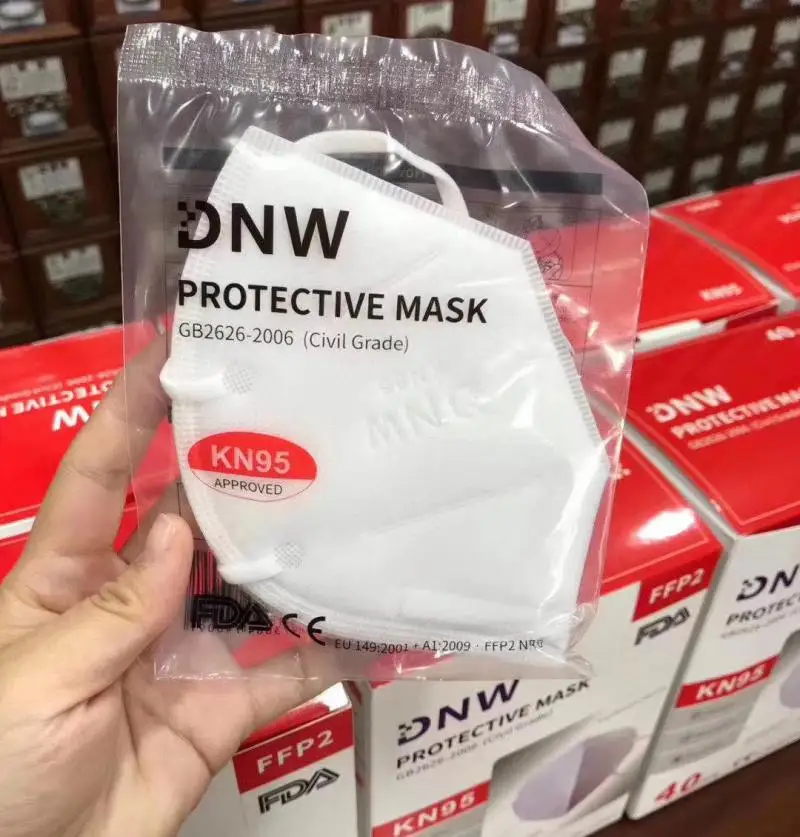 

10/20pcs Reusable KN95 Mask - Valved Face Mask Pm2.5 Dust Masks Multi-layer Filter N95 Protection Face Masks FFP1 FFP2 FFP3