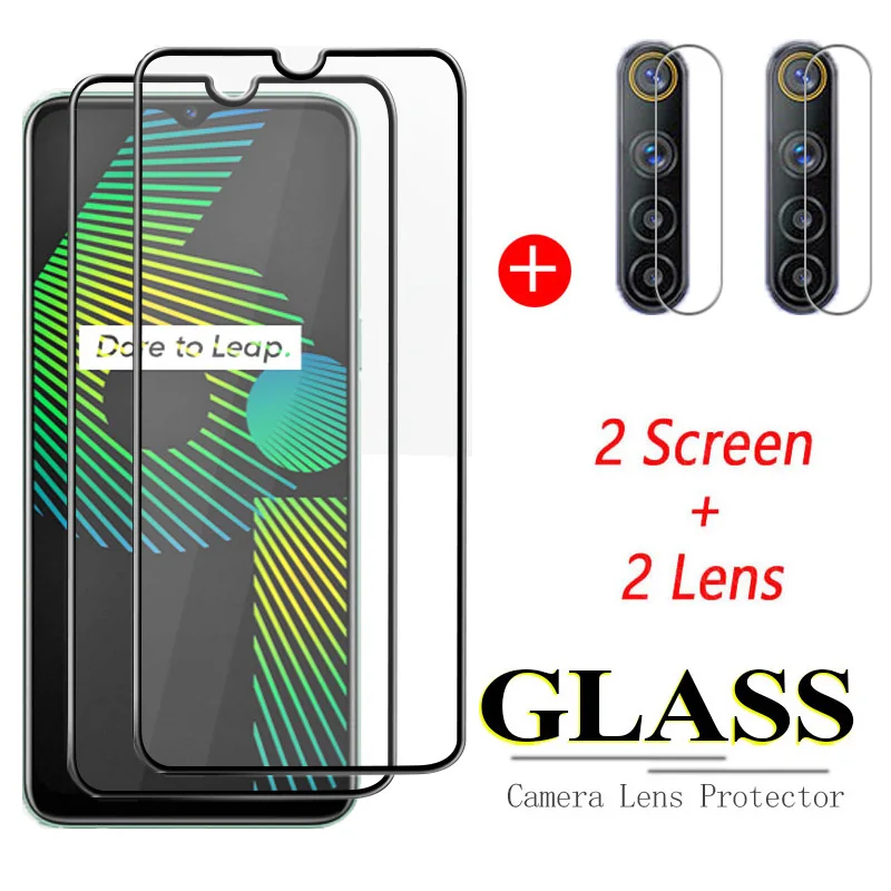 Защитное стекло для экрана Realme 6i global 4 в 1 | Мобильные телефоны и аксессуары