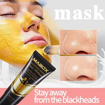 

24k gold peeling nasal Mask Bamboo charcoal Blackhead Remover Whitening Firming Skin Moisturizing Face Mask Skin Care