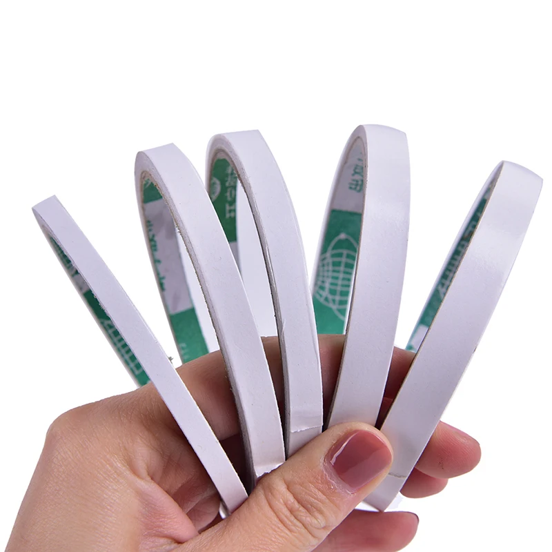 5/8M White Super Strong Double Sided Adhesive Tape Paper Strong Ultra-thin High-adhesive Double-sided Tape Dropshipping