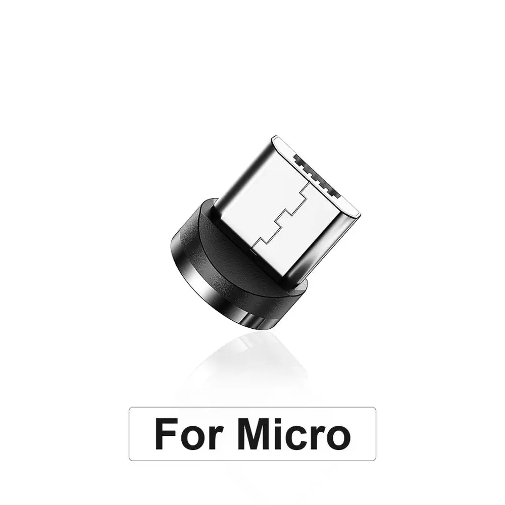 Udyr Магнитный кабель Micro usb type C адаптер для быстрой зарядки Micro type-C Магнитный зарядный usb-кабель для iPhone 11 XR Plus Xiaomi - Цвет: Only Micro Plug