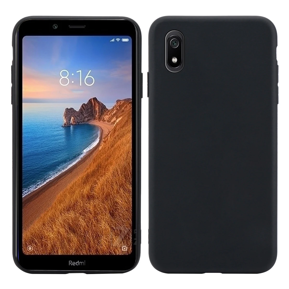 For Xiaomi Redmi 7A Case Silicone Ultra Slim Candy Color Matte Soft TPU Back Cover 7 Shockproof | Мобильные телефоны и