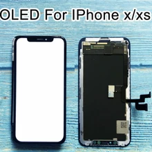 Замена для iphone X OLED ЖК-дисплей GX дигитайзер сборка без битых пикселей для iphone x ЖК-экран для iphone XS lcd Amoled