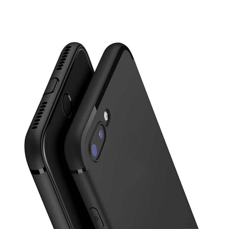 

Ultra Thin Phone Case For iPhone XR XS MAX X Silicone Matte Case For iPhone 8 7 6 6s Plus 5 5s SE TPU Protective Back Cover Case
