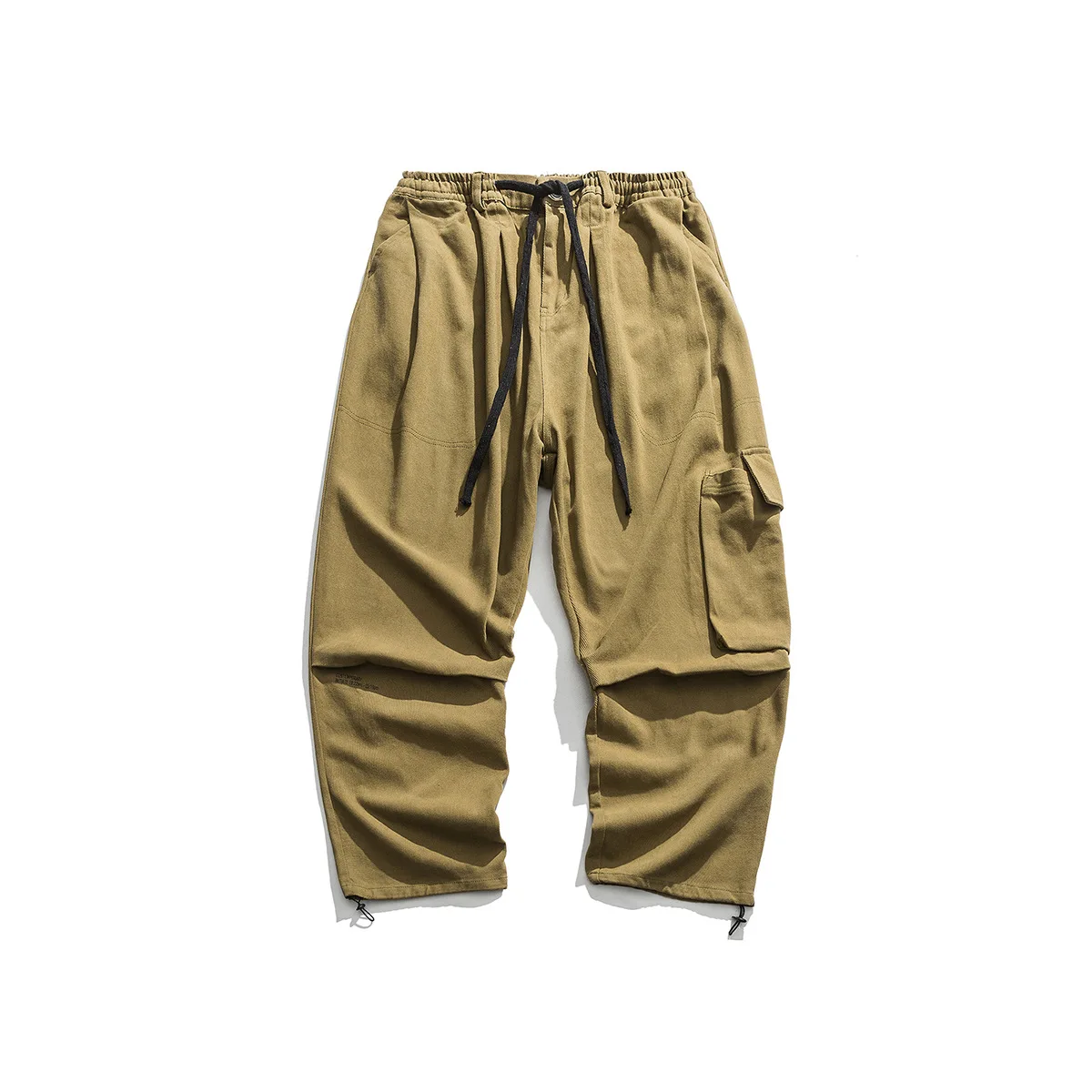 

Luoye luo ye 2019 Winter New Style Loose Fashion Origional Casual Men's Bib Overall Casual Pants K132