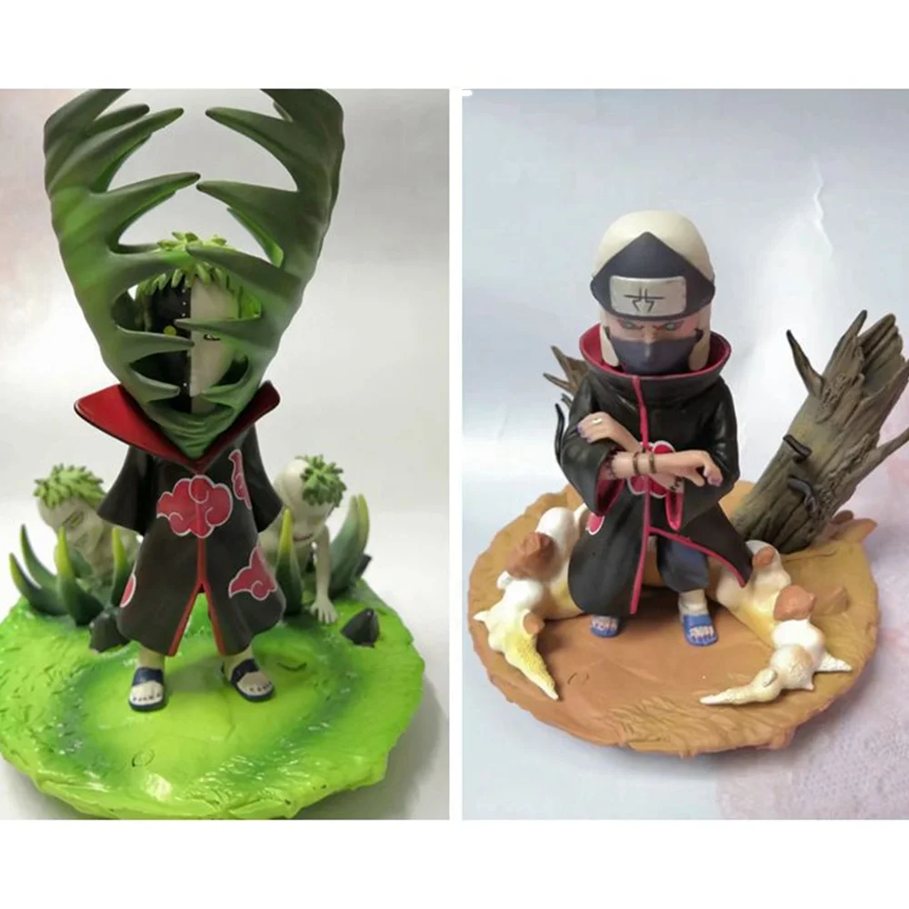 Action Figure Naruto Zetsu Kakuzu PVC Toys Diorama Japanese Anime Figurine Model Zetsu Collection Brinquedos Doll Figma Juguetes