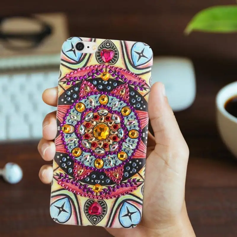 Embroidery Diamond Phone Case for iPhone 6/6s DIY Special Shaped