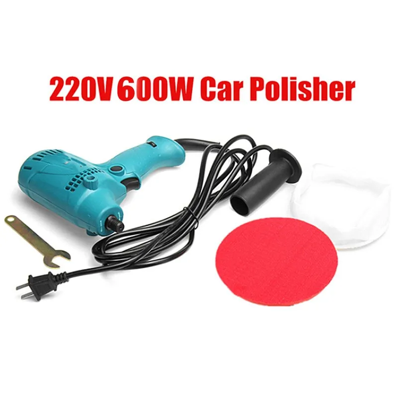 

Car Polisher 220V 600W 3500r/min Speed Adjustable Electric Car Boat Polishing Waxing Sander Multi-functional Head Buffer Cleaner