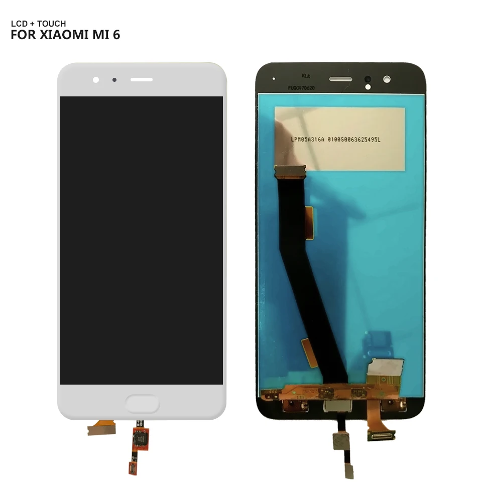 

For 5.15" LCD Display Xiaomi Mi 6 Mi6 LCD Display Touch Screen Digitizer Assembly + Tools + Adhesive