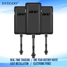 DYEGOO GPS tracker for car/vehicle 4 band GPS tracker GT02A Google with platform real time anti-theft