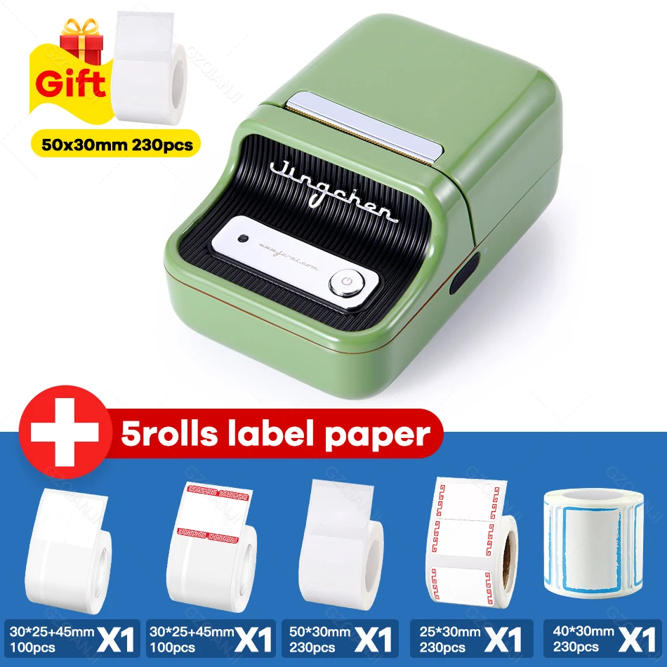 mini printer peripage 203dpi Mini Bluetooth Label Printer Wireless Thermal Label Printer Sticker printer for home use Store use Printer B21 GZL2005 mini sprocket printer Printers