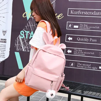 

2020 new women's backpack mini cute backpack fashion ladies zipper backpack double zipper anti-theft bag
