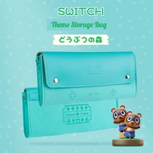Minihink – sac de rangement Animal Crossing, pour étui de Switch, accessoire de jeu, carte mémoire, transport voyage, protecteur de Console nintendo 