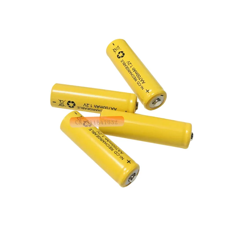 6 x AA 700mAh 1,2 V Quanlity перезаряжаемая батарея NI-CD 1,2 V аккумуляторная батарея 2A Baterias Bateria батареи 500 раз