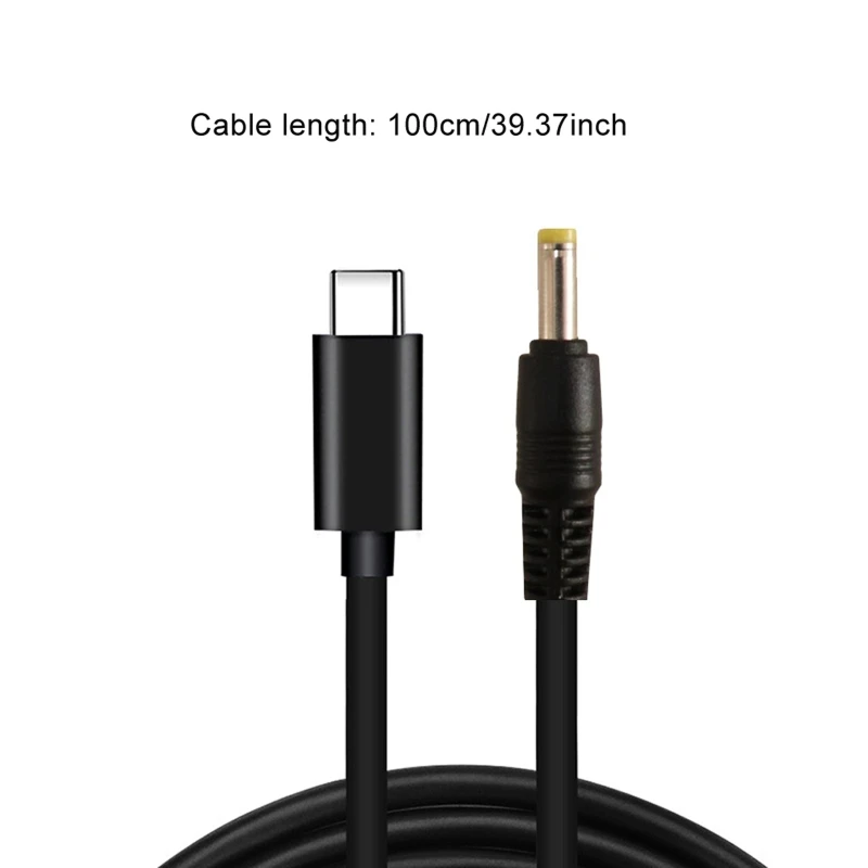 JORINDO PD Tricks 12V Fast Charge Charging Cable TypeC to 4.0*1.7 3.5*1.35 5.5*2.5 DC male plug For Router Tablet Tmall wizard