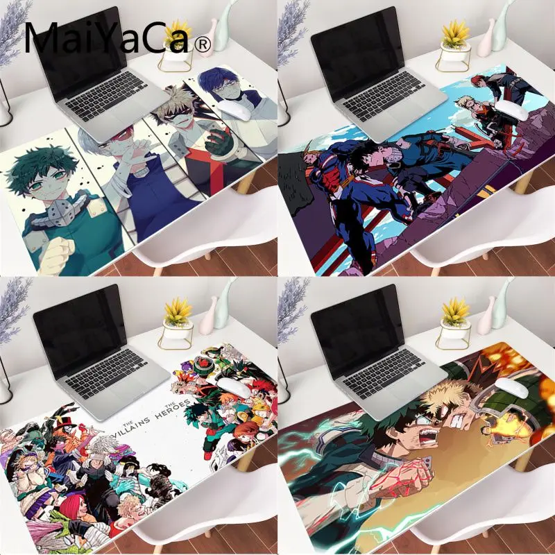 Смешные игровые коврики MaiYaCa для геймеров мой герой Академия Todoroki коврик мыши