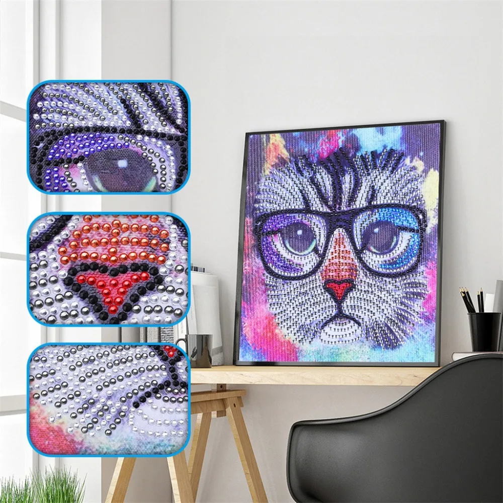 Алмазная картина особой формы DIY 5D часть Алмазная вышивка крестиком набор хрустальные стразы художественная вышивка