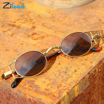 

Zilead Punk Style Sunglasses Personality Retro Unisex Fashion Comfortable High-Quality Anti-Blue Light UV400 Sunglasses