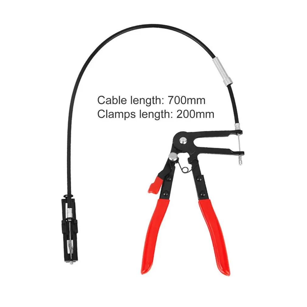 Инструменты для авто, тип кабеля, гибкий провод, длинный контакт, хомут для шланга, плоскогубцы для ремонта автомобиля, зажим для шланга, ручные инструменты