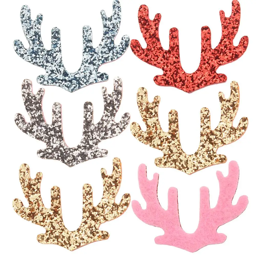 

600PCS Sequin 1.6inch Christmas Hair Accessories Kawaii Supplies Baby Girls Accessory for Hair Bows Center Making Headwrap