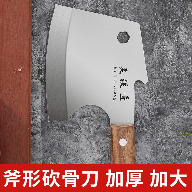 US $25.91 Shuoji Chopping Kitchen Knives 4cr14 High Hardness Stainless Steel Bone Cuting Knife Fresh Stone Blade Bone Cutter Chopper Tools