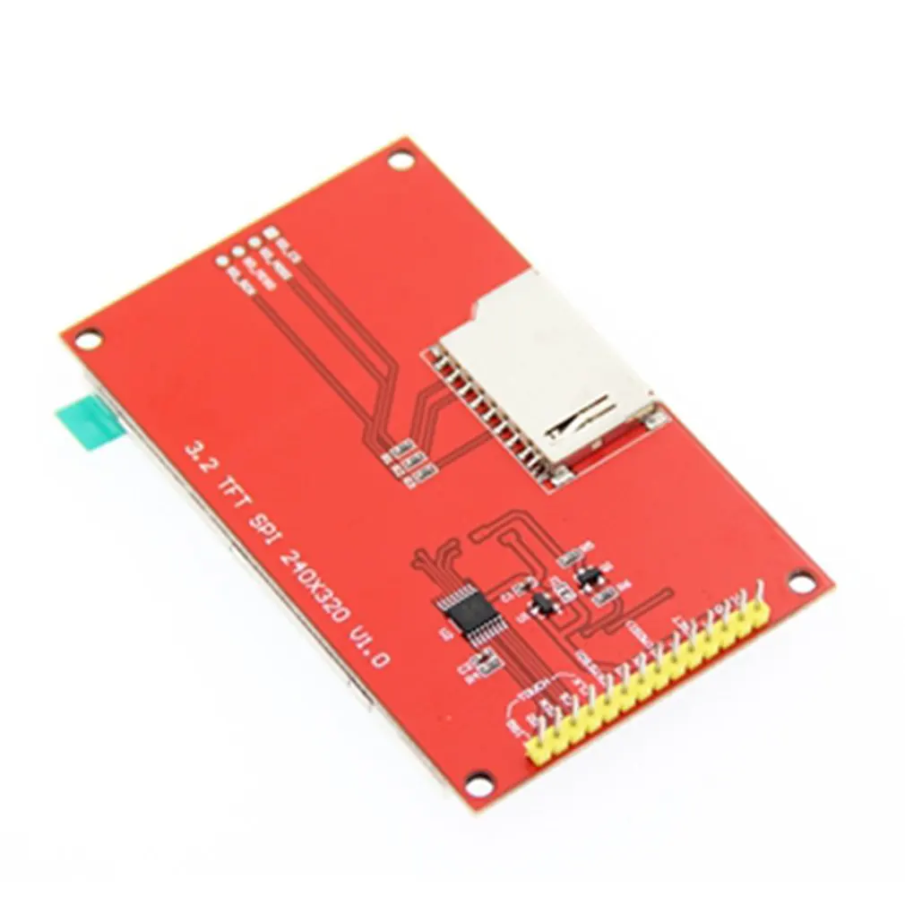 3,2 дюймов 320*240 последовательный SPI TFT lcd модуль дисплей экран оптическая Сенсорная панель Драйвер IC ILI9341 для MCU