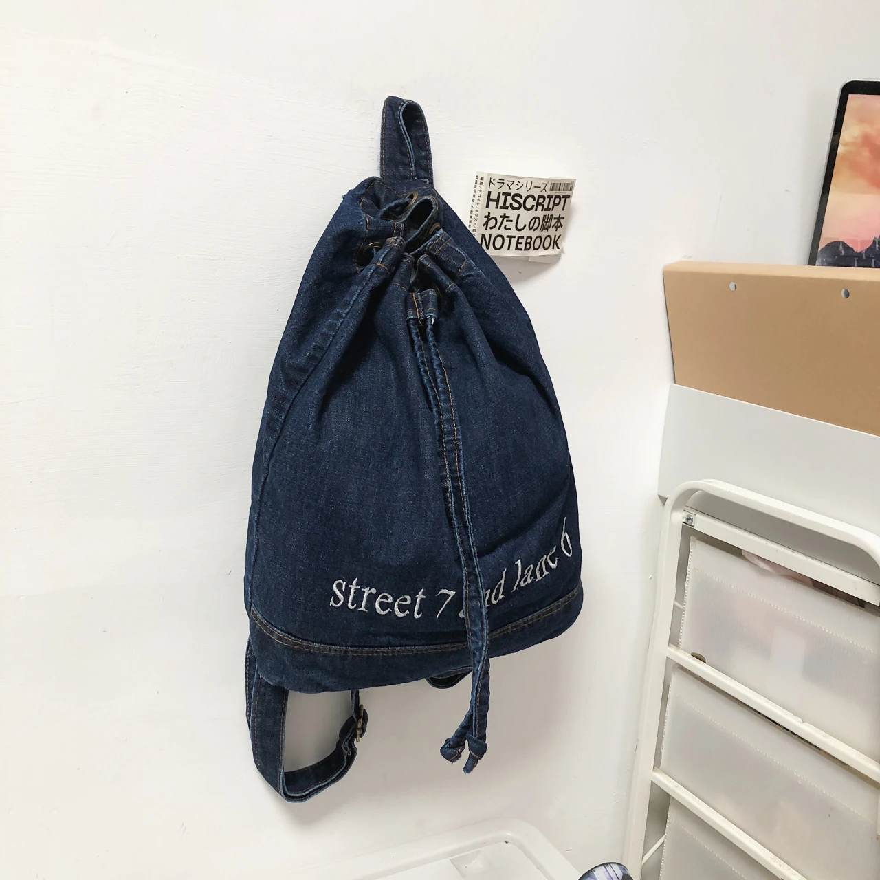 stylish camera bag Fashion Girl College School Bag Casual New Simple Denim Backpack Vintage Book Packbags for Teenage Travel Jeans Rucksack Women best Stylish Backpacks