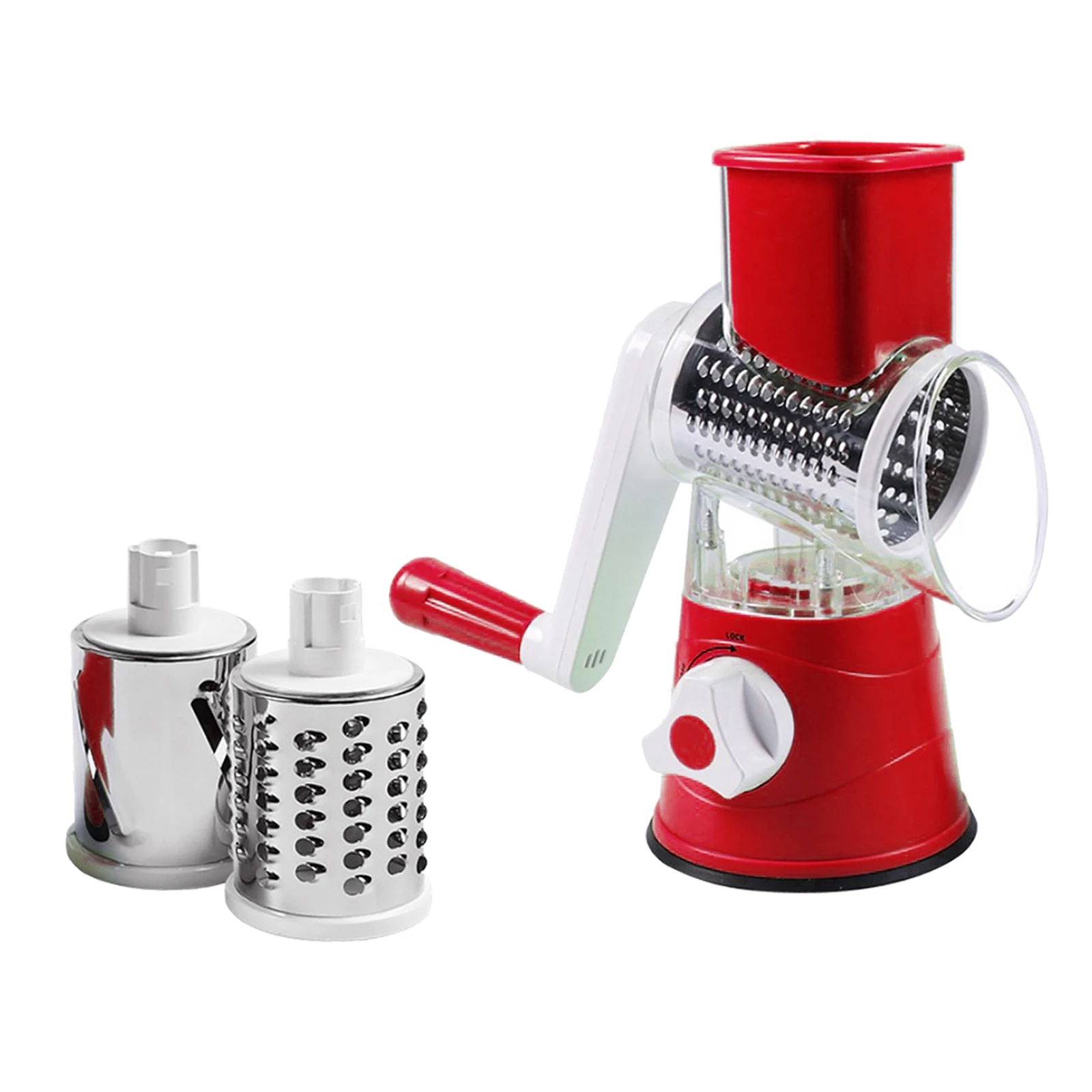 Rotary Cheese Grater Slicer, Drum Slicer Manual Vegetable Cutter Kitchen Gadgets Kitchen Accessories