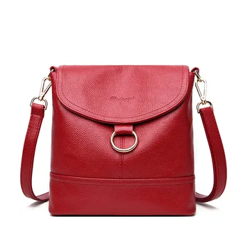 

New Soft Leather Bags Women High Quality Leather Handbags Women's Messenger Bag Small Ladies Shoulder Crossbody Bags For Women