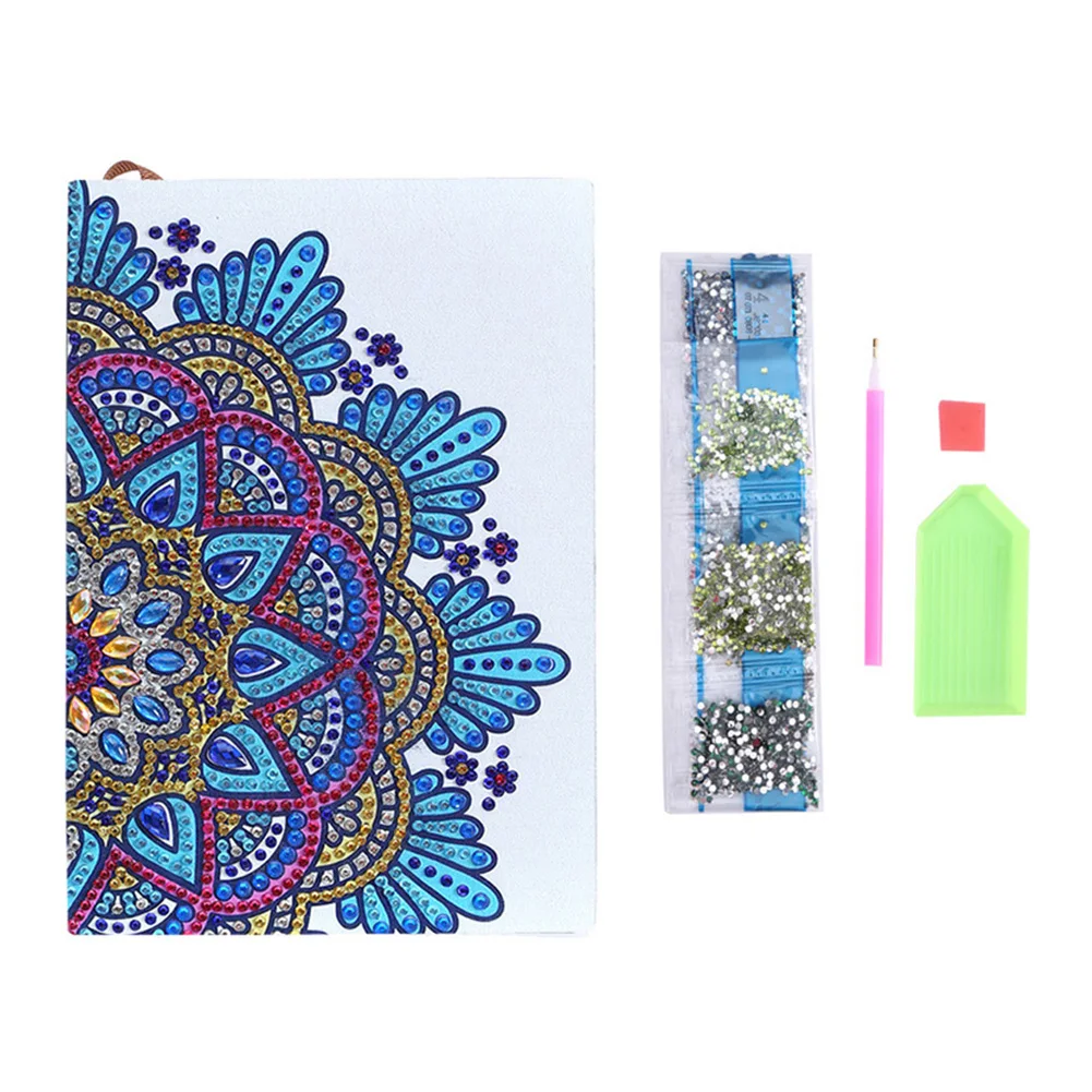 

A5 DIY Diamond Painting Notebook Diamond Embroidery Cross Stitch Notebook Diary Book Stitch Craft Gift