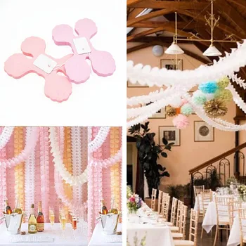

Leaf Clover Paper Garlands 3.6M Party Home Decoration Beautiful Bunting Paper Wedding Home Decoration Garland Decoration